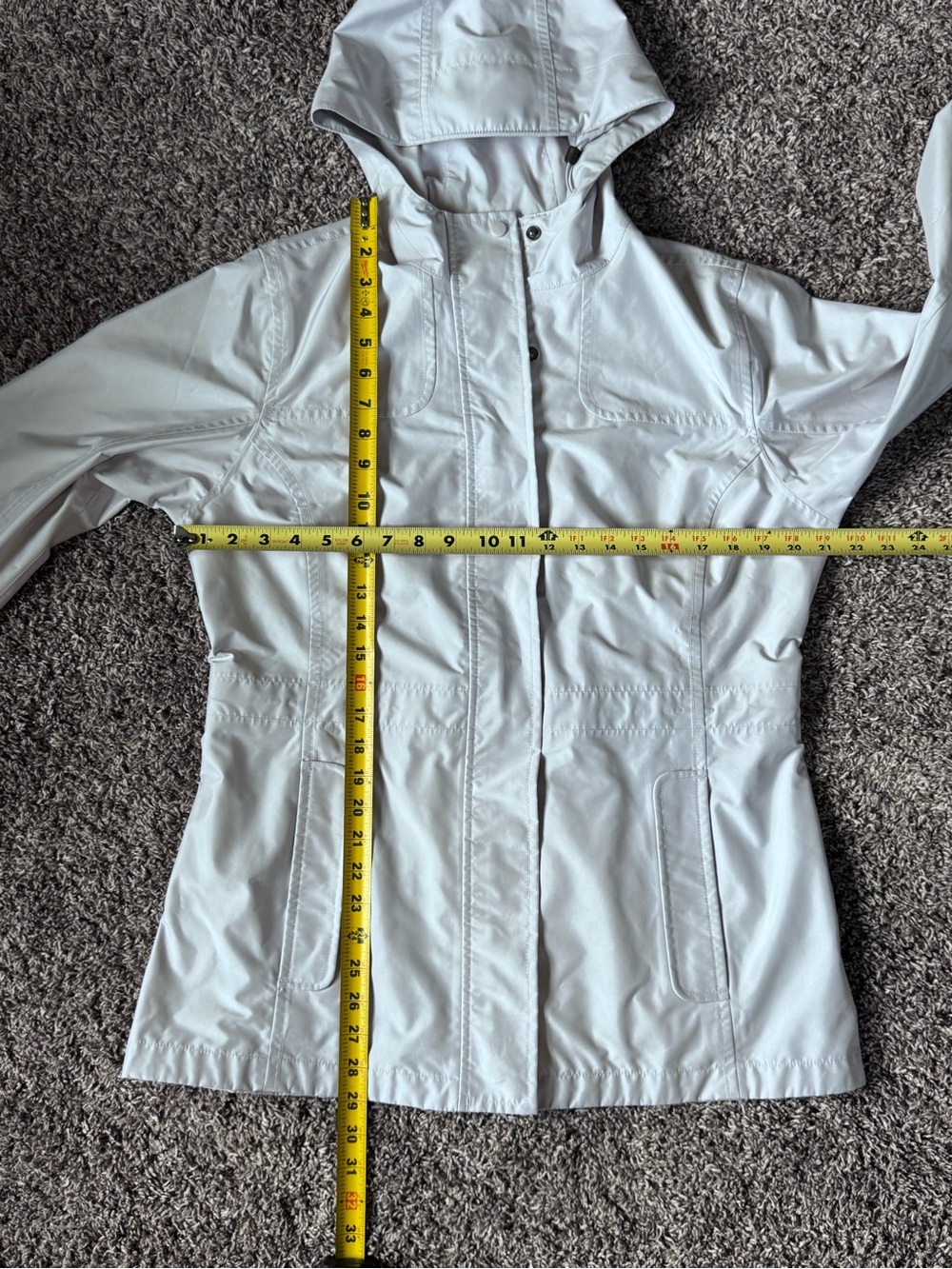 L.L.Bean Jacket Women’s M Regular Hooded Waterproof Lilac - Picture 14 of 14